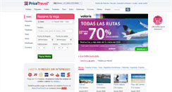 Desktop Screenshot of pricetravel.com.mx